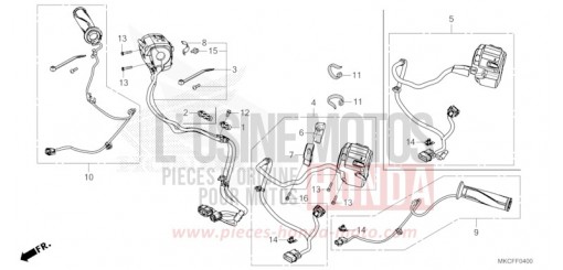 HANDLE SWITCH GL1800BDN de 2022